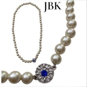 Vintage Camrose & Kross JBK Jackie Kennedy Single Strand Pearl Necklace